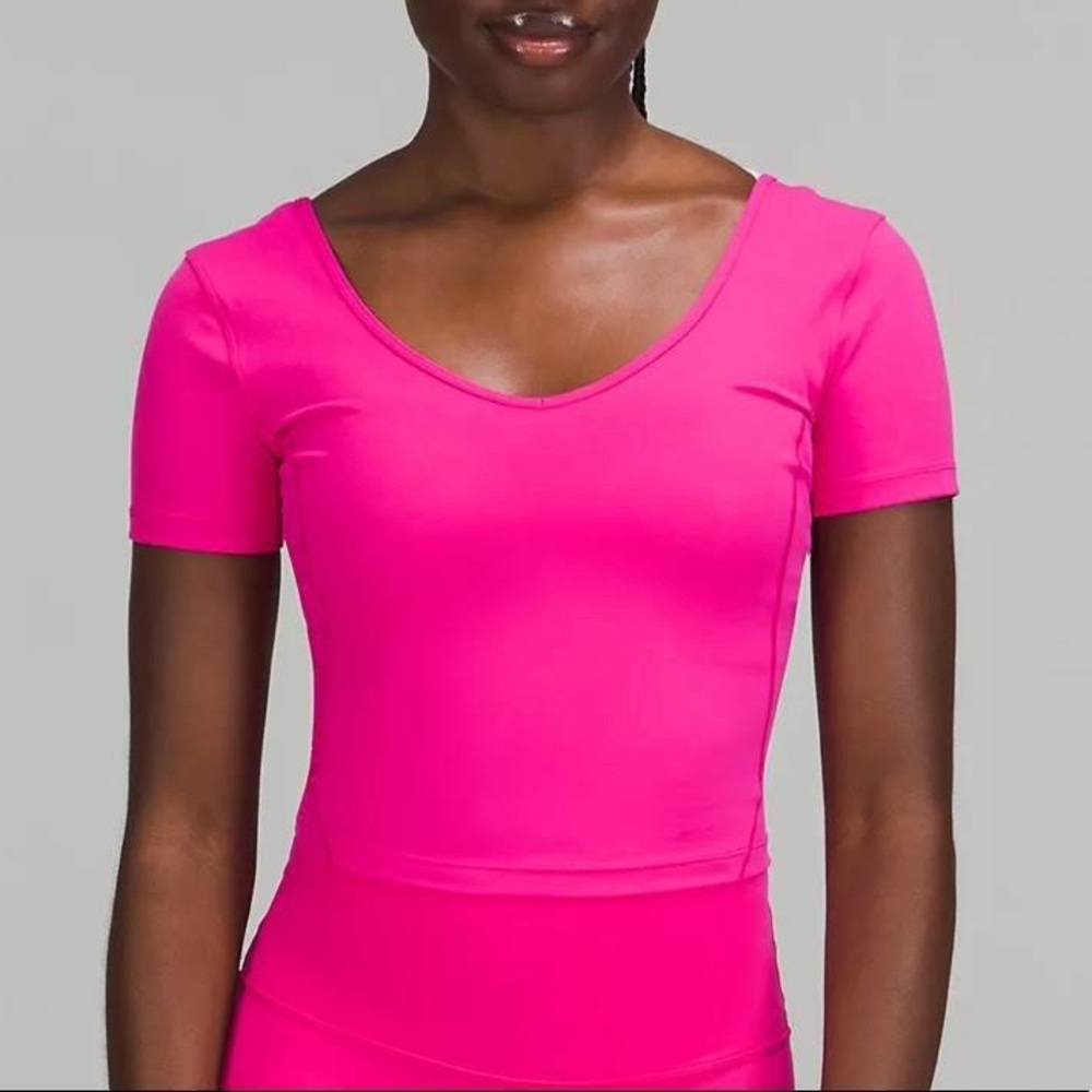 Lululemon Align T-Shirt Pink Lychee - NWOT, Size 6